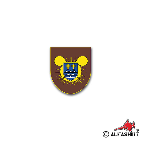 Sticker ABC Abw Btl 110 Battalion Germany Atom Bio 6x7cm A2160