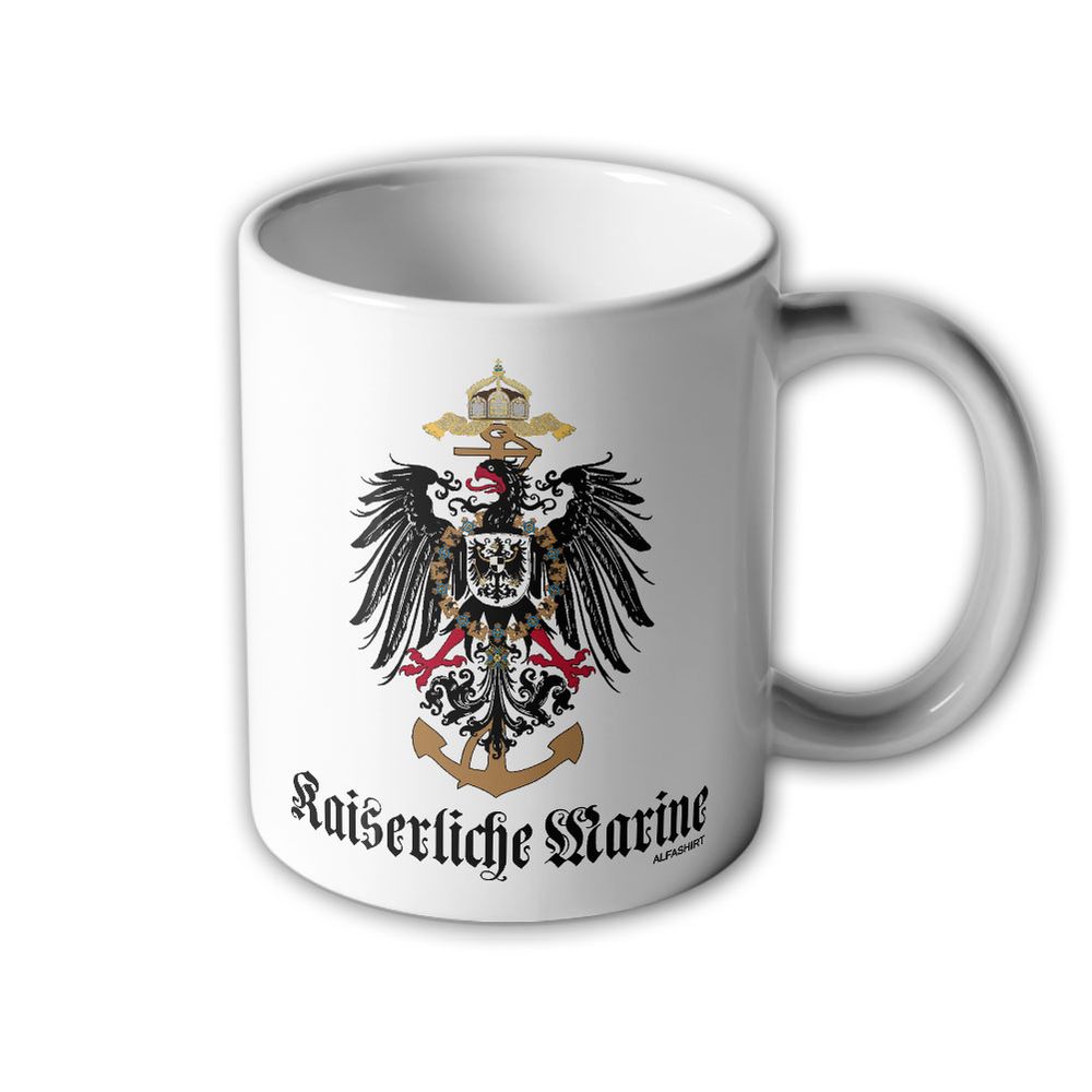 Tasse Adler Kaiserliche Marine Flotte Geschwader Deutschland Marineschule #32997