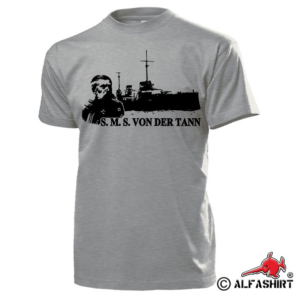 SMS Von der Tann Großer Kreuzer Schlachtkreuzer Kaiserlichen Marine Marine Erster Weltkrieg Schiff Schlachtschiff - T Shirt #15701