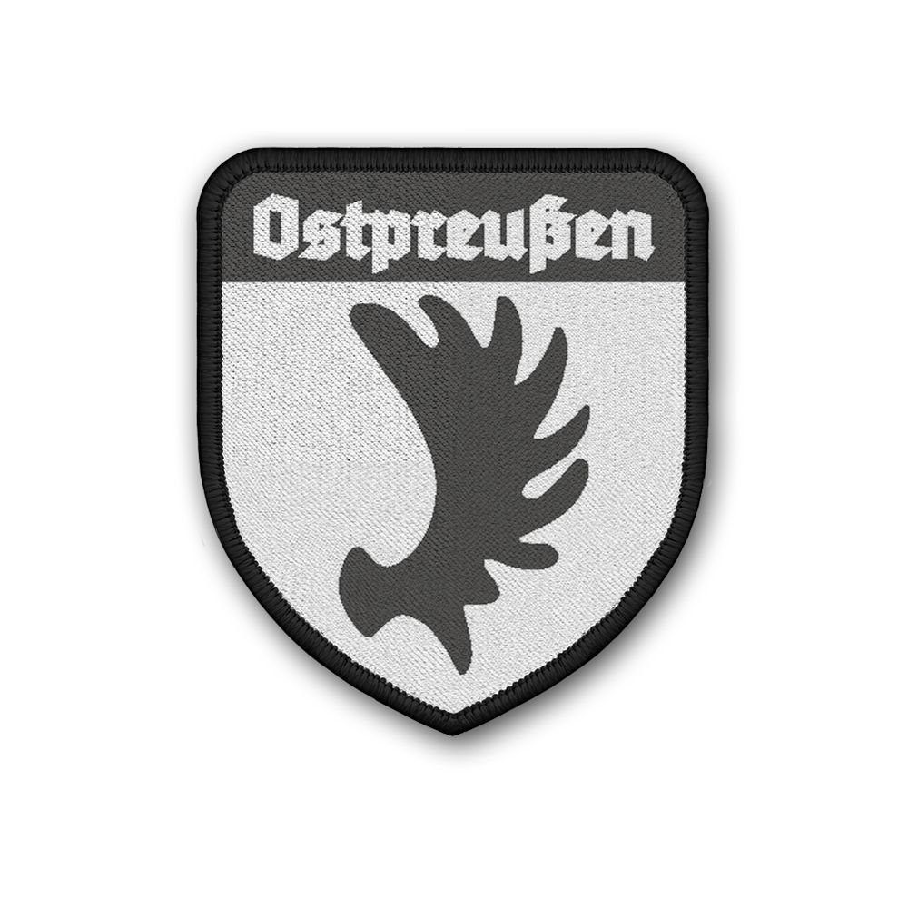Patch East Prussia Home East Prussia Coat of Arms Patch Velcro # 36633