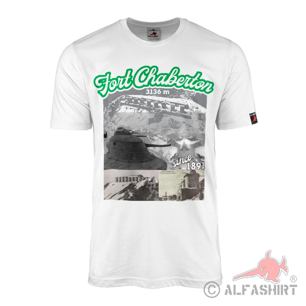 Fort Chaberton Mont Alps Fortress Italy Cannon Gun Summit T-Shirt#43231