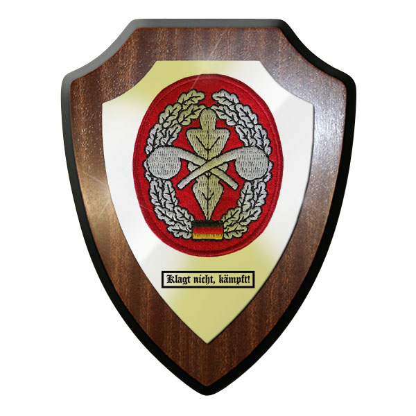 Wappenschild / Wandschild - ABC Abwehr Trupper klagt nicht, kämpft! #11677