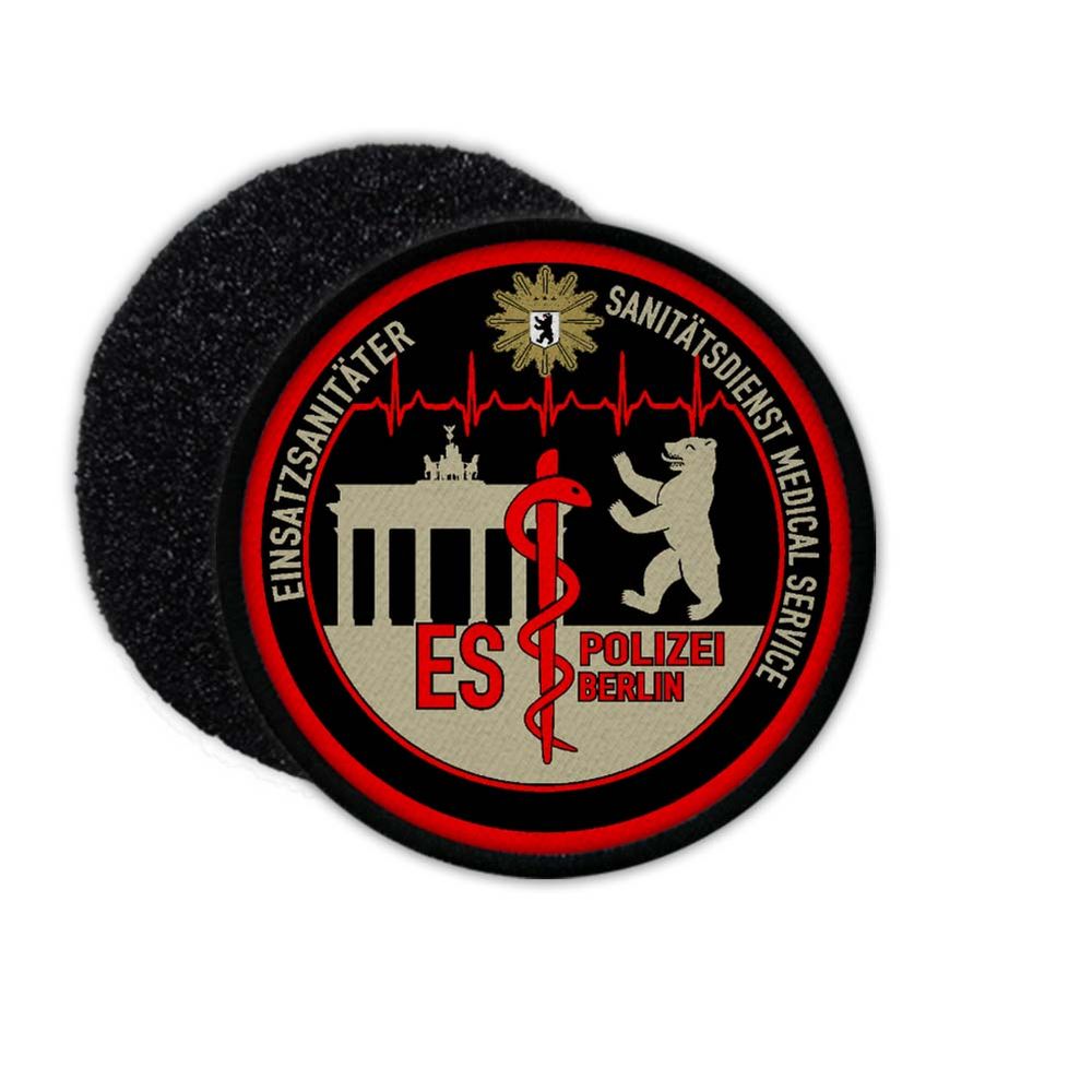 Patch Einsatzsanitäter Polizei Berlin Klett Uniform Abzeichen ES RS NFS #32882