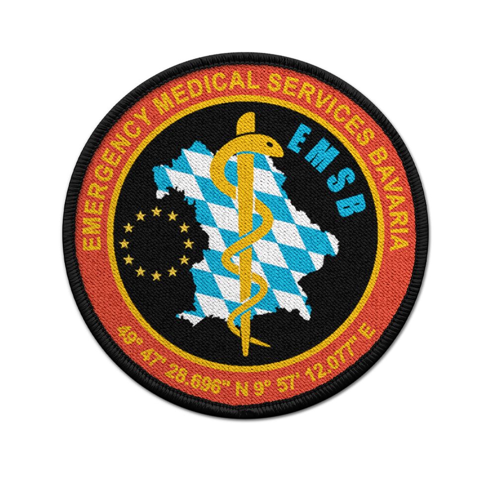Patch EMSB WÜRZBURG - Rettungsdienst Bayern Arzt Not-San Bavaria .#35213