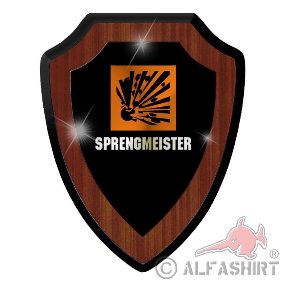 Wappenschild Sprengmeister Kampfmittelbeseitiger Explosive Bundeswehr Spezialkräfte #39247