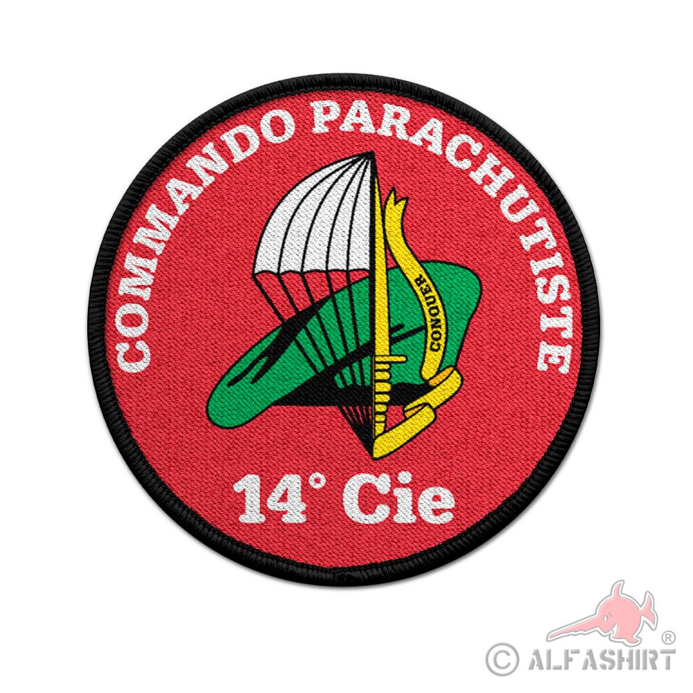Patch 14 Cie commando parachutiste coy Belgische Armee Aufnäher #38672