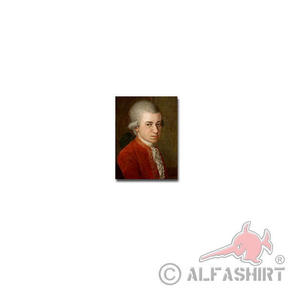 Wolfgang Amadeus Mozart Aufkleber Sticker Komponist Wiener Klassik 5x7cm#A3896