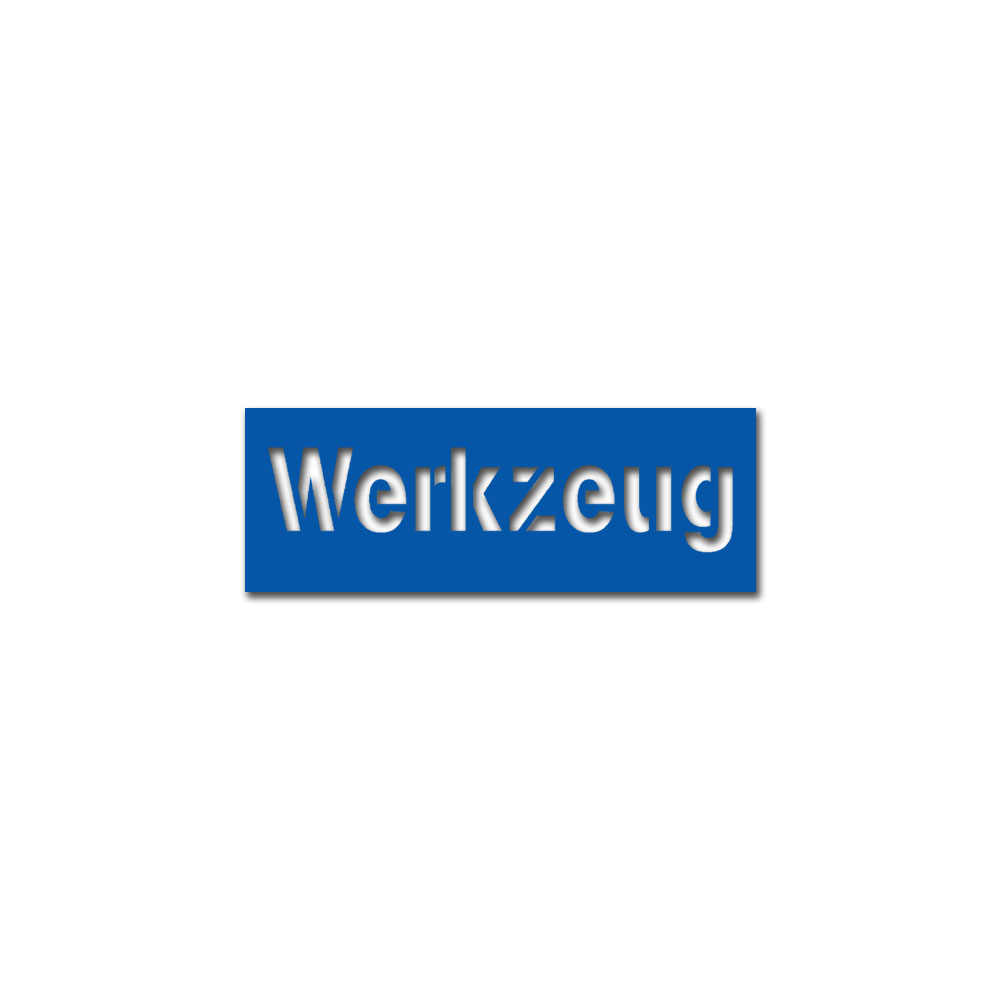 Lackierschablone Aufkleber Werkzeug 3x14,5cm Restauration Wagen #A6245