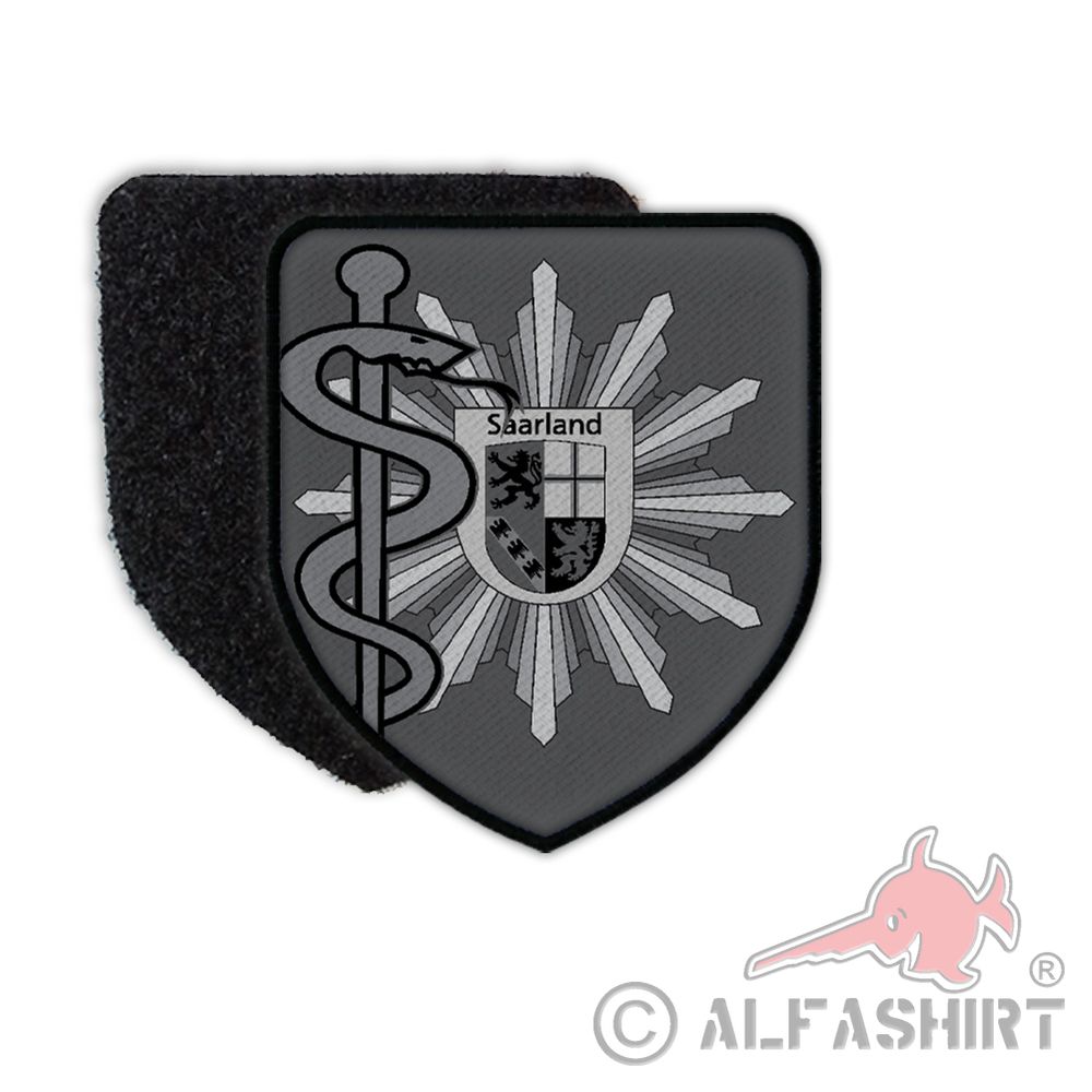 Patch police doctor Saarland Tarn police badge doctor doctor medic # 36222