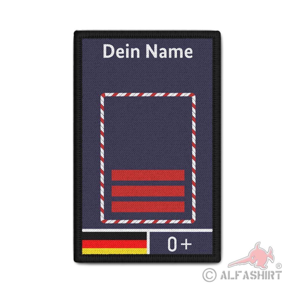 Rank Patch Feuerwehr Oberbrandmeister der Bundeswehr Feuerwehr NRW #37053
