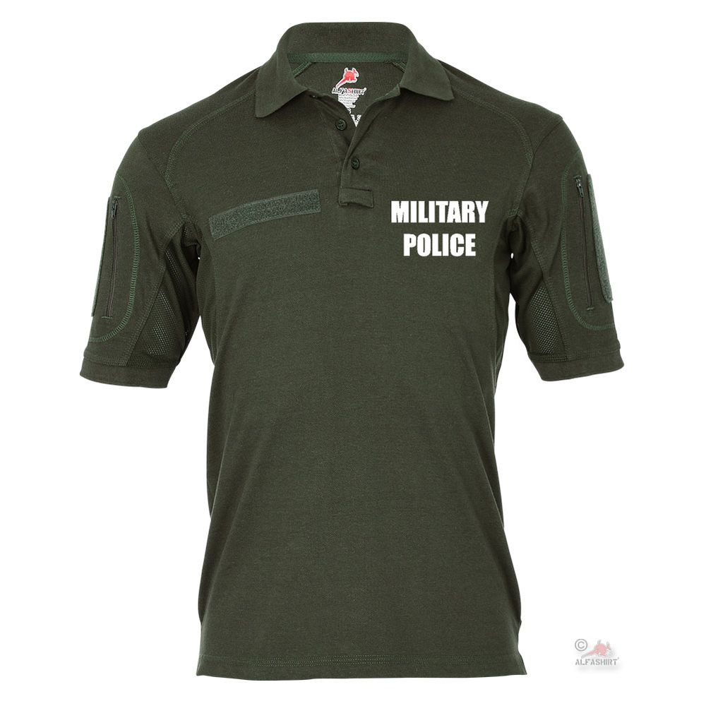 Tactical Poloshirt Alfa - Military Police MP Militärpolizei Feldjäger #19304