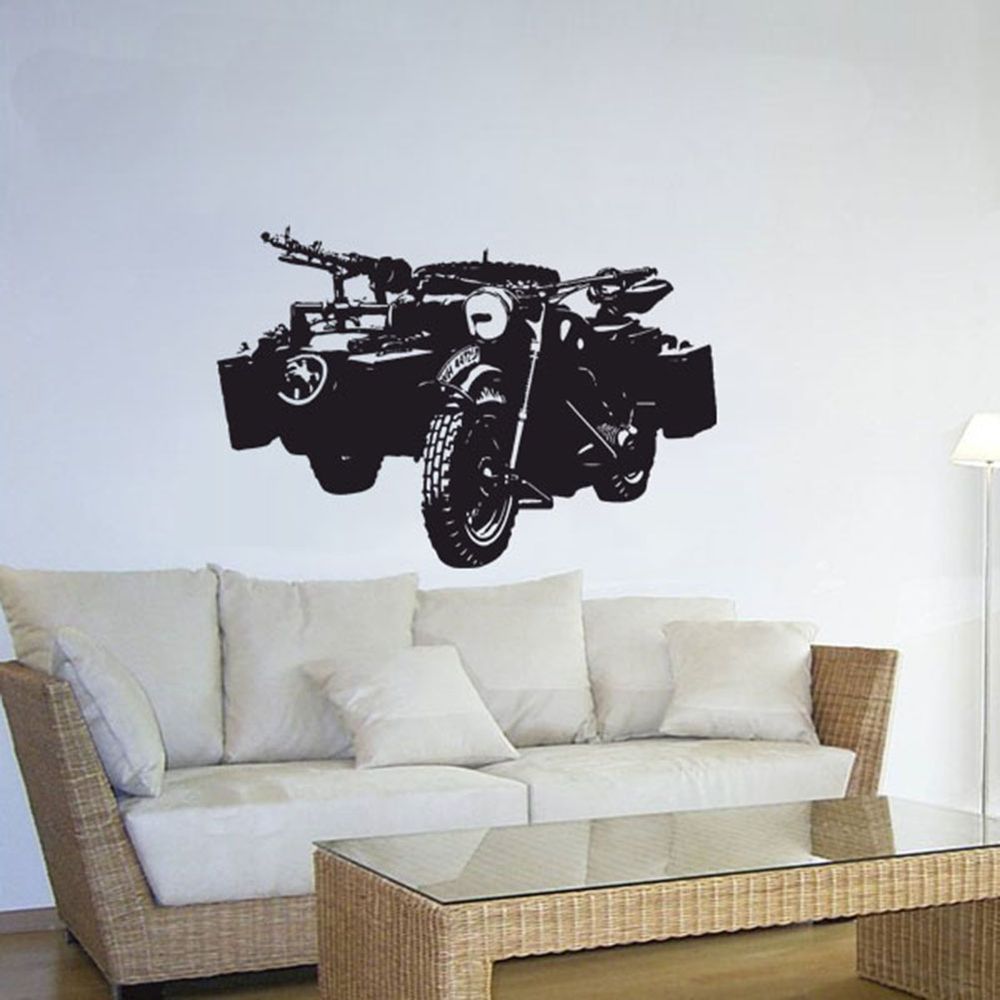 R75 KS 750 Sahara two-cylinder four-stroke engine team wall sticker 45x65cm # 4335