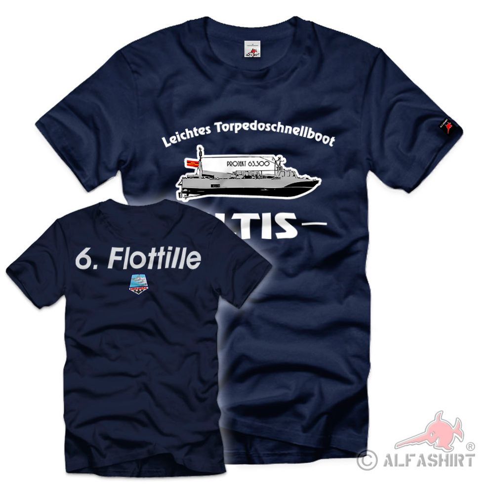 TS ILTIS 6 Flotilla Light Torpedo Speedboat Dranske - T Shirt #40073