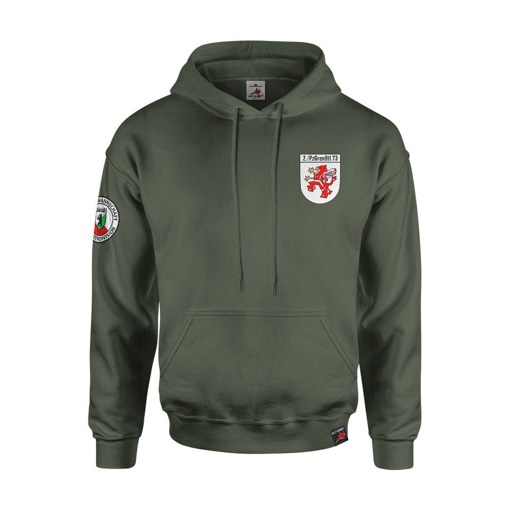 Hoodie oliv 2 Kompanie PzGrenBtl Panzergrenadierbataillon 73 #43884