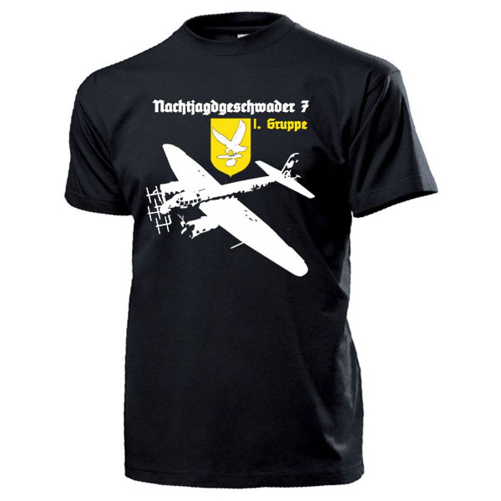 NJG 7 I.Gruppe Nachtjagdgeschwader Ju88G Luftwaffe Münster - T Shirt #13217