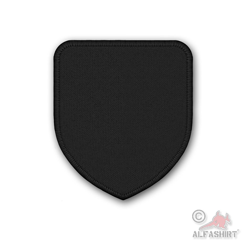 Patch Wappen Schwarz  Aufnäher Abzeichen Blanko#45800