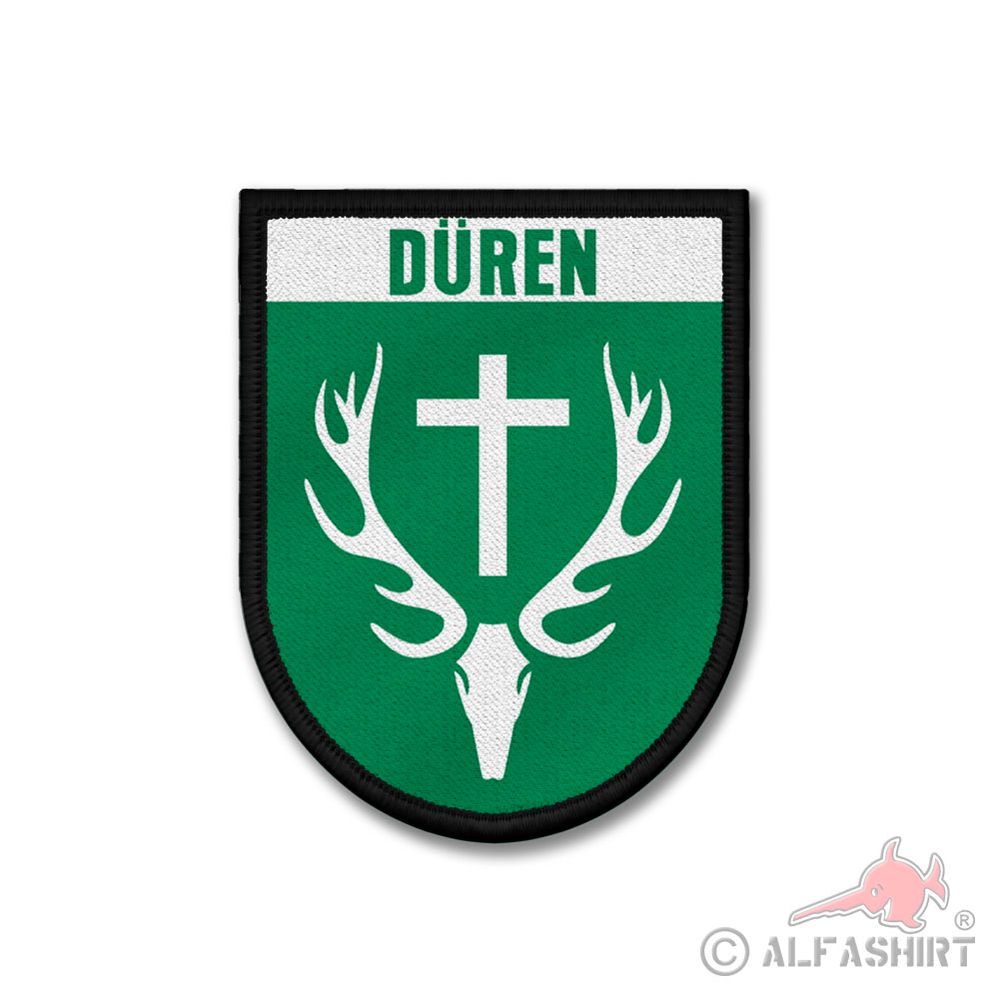 Patch Jäger Düren Jagdverpachtung Förster Forst Abzeichen Aufnäher #43259