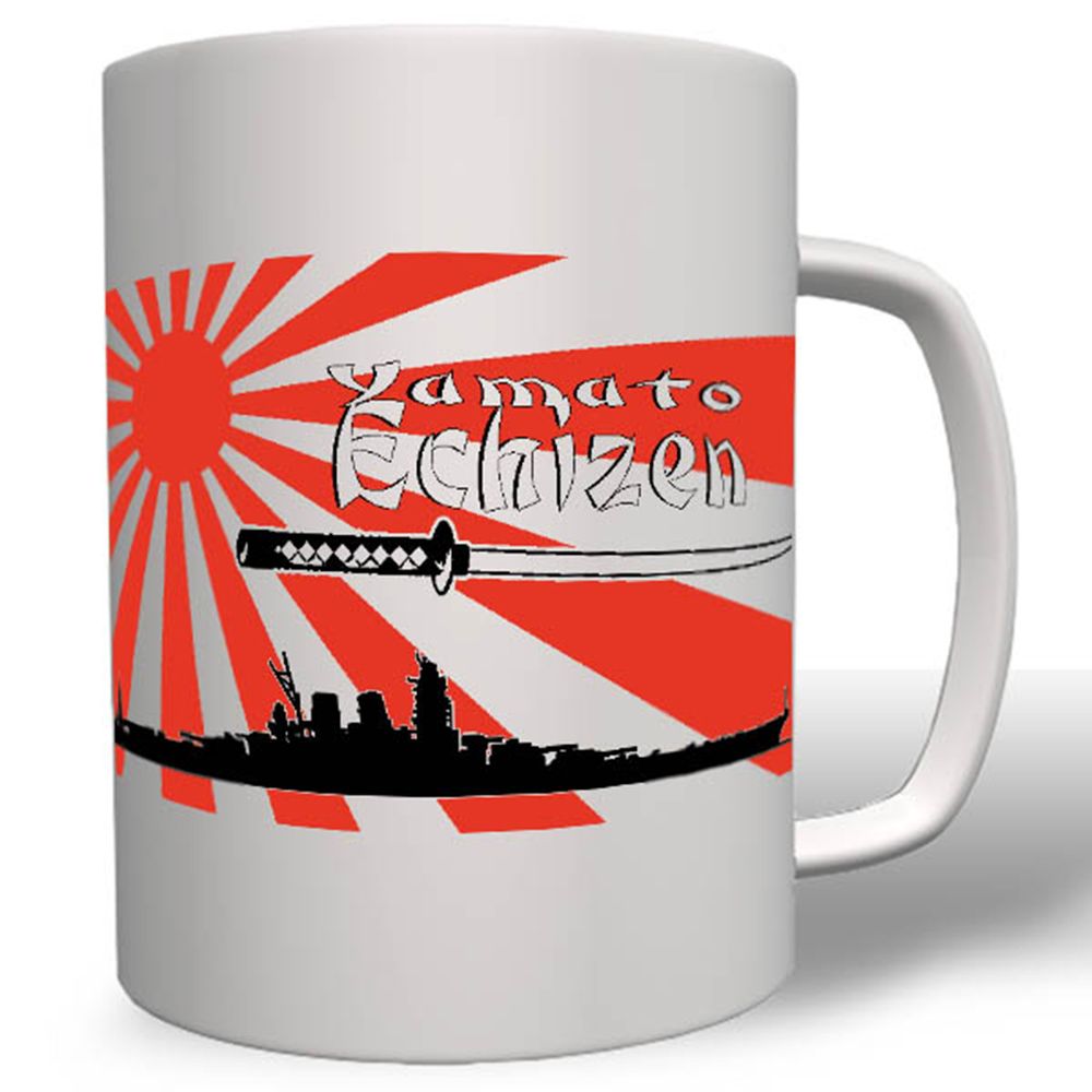 Echizen Yamato Klasse 1945 Japanischen Schlachtschiff Träger Tasse #16768