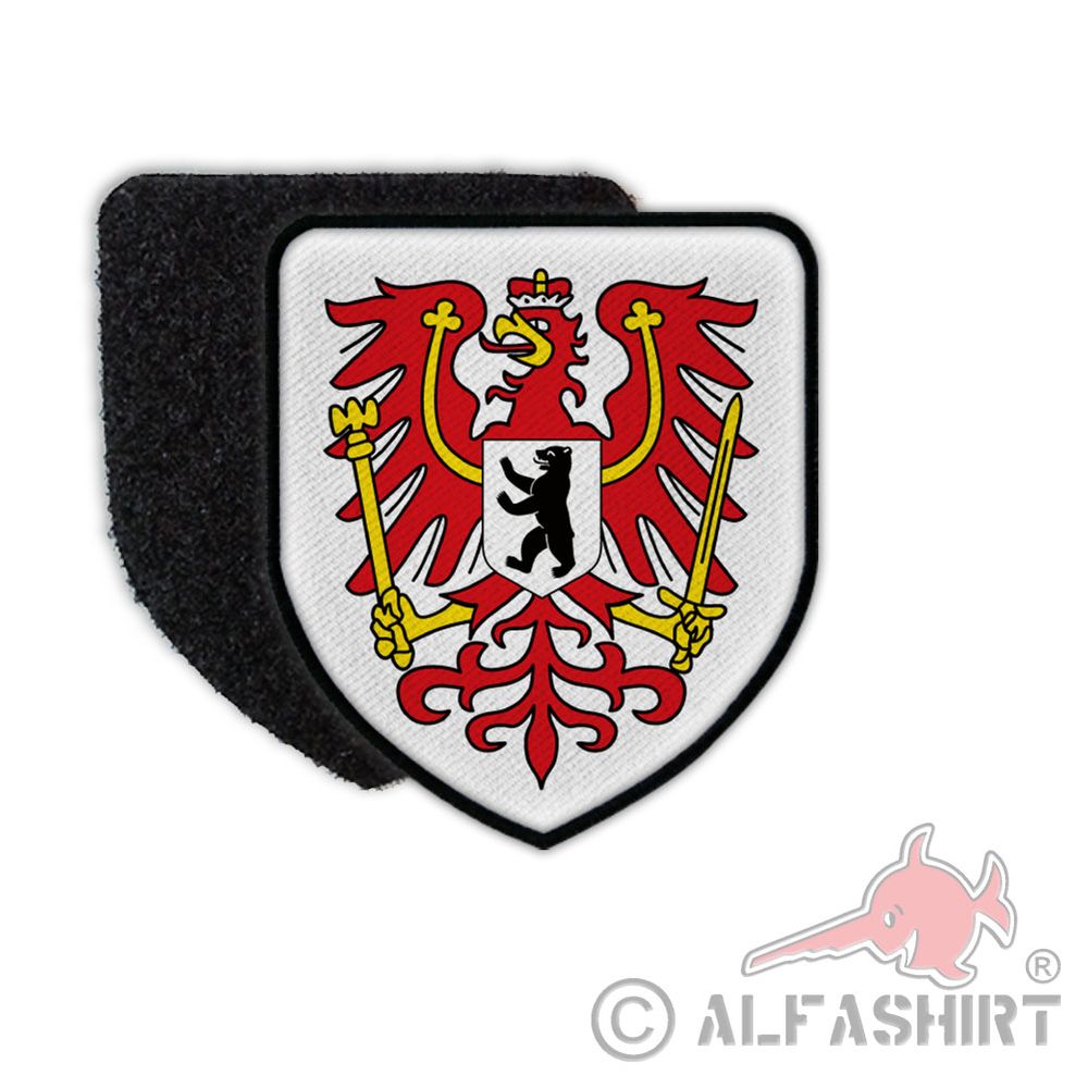 Patch Berlin Bär Berliner Brandenburg BRD Bundesland Stadtwappen #26686