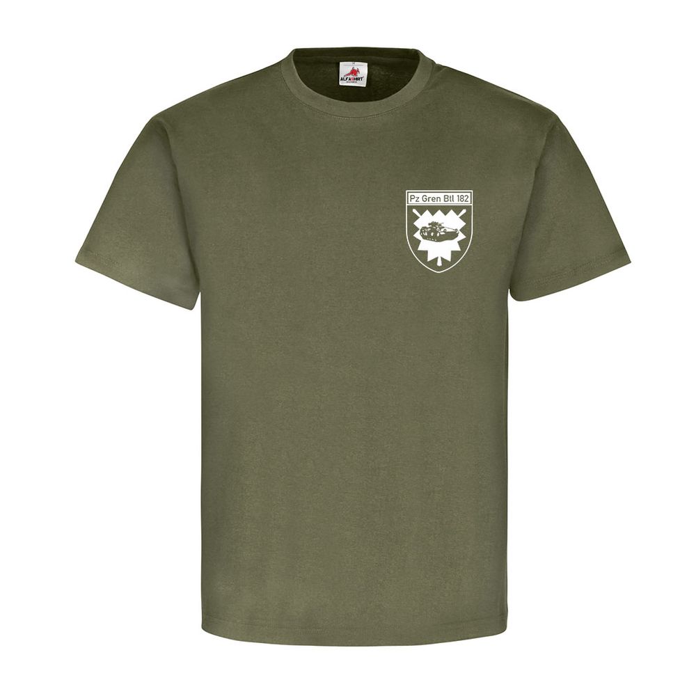 Panzergrenadierbataillon 182 Pzgrenbtl 182 Bundeswehr Bad - T Shirt #7564 