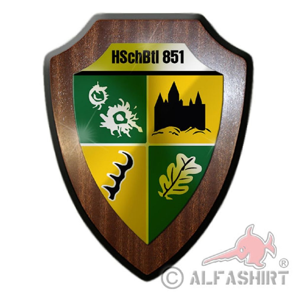Heraldic shield - HSchBtl 851 Union Homeland Security Battalion Hunter # 19320