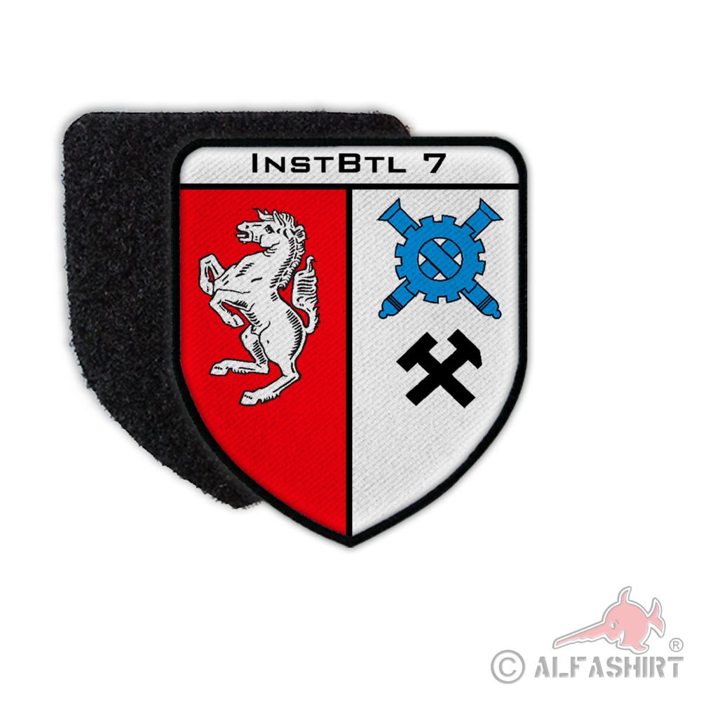 Patch Instbtl 7 Instandsetzungs Bataillon 7 Unna Königsborn 7,5x6cm#36664