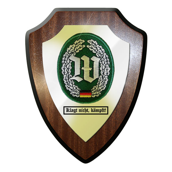 Wappenschild - Barettabzeichen Wachbataillon klagt nicht, kämpft! #11691