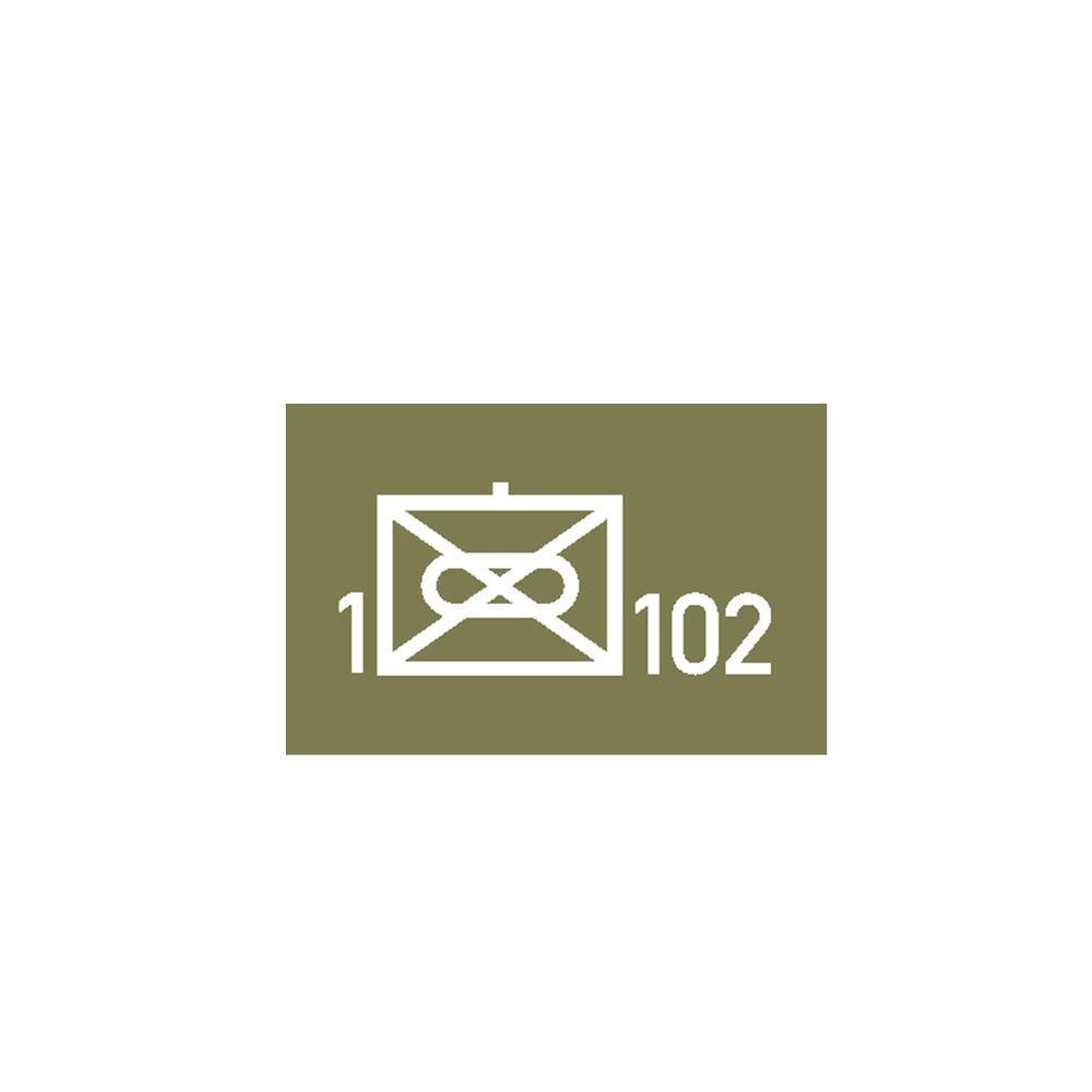 Sticker 1 Panzergrenadierbataillon 102 Bundeswehr unit 8.5x5.5cm A5708