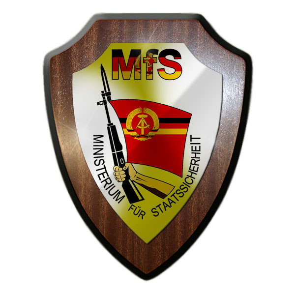 Wappenschild MfS Stasi DDR Ministerium für Staatssicherheit SSD Geheim #17095