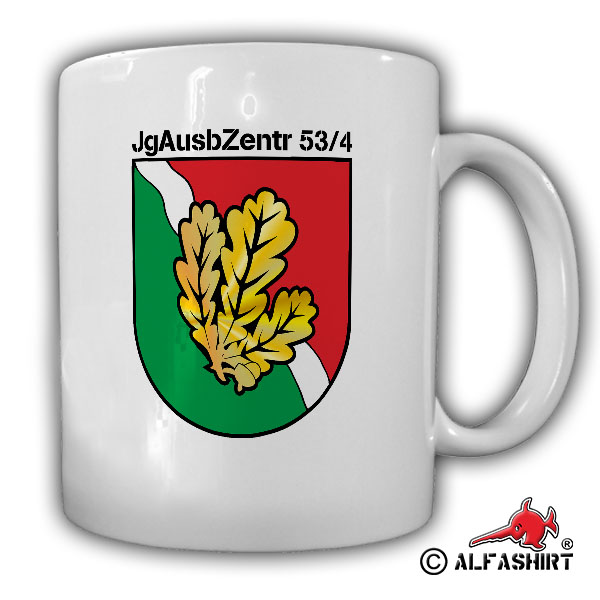 JgAusbZentr 53-4 Hunter Training Center BW Hunter Coat of Arms Badge Cup # 15429