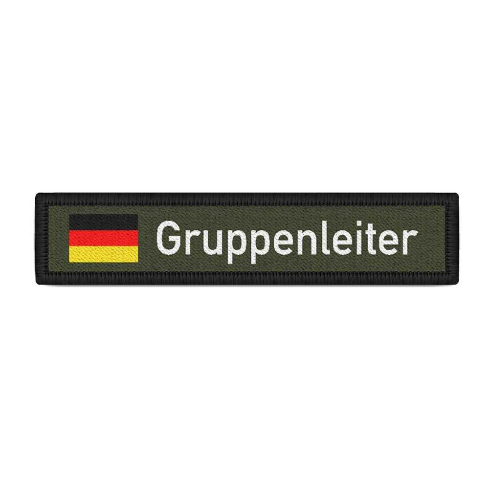 Namensschild Patch Gruppenleiter Abzeichen Gruppen Leiter Deutschland #31703