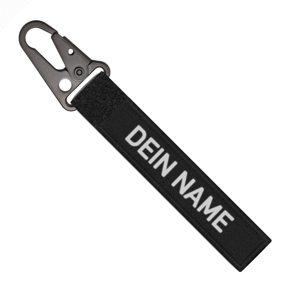 Personalized keychain with name, reflective, fluffy #47126