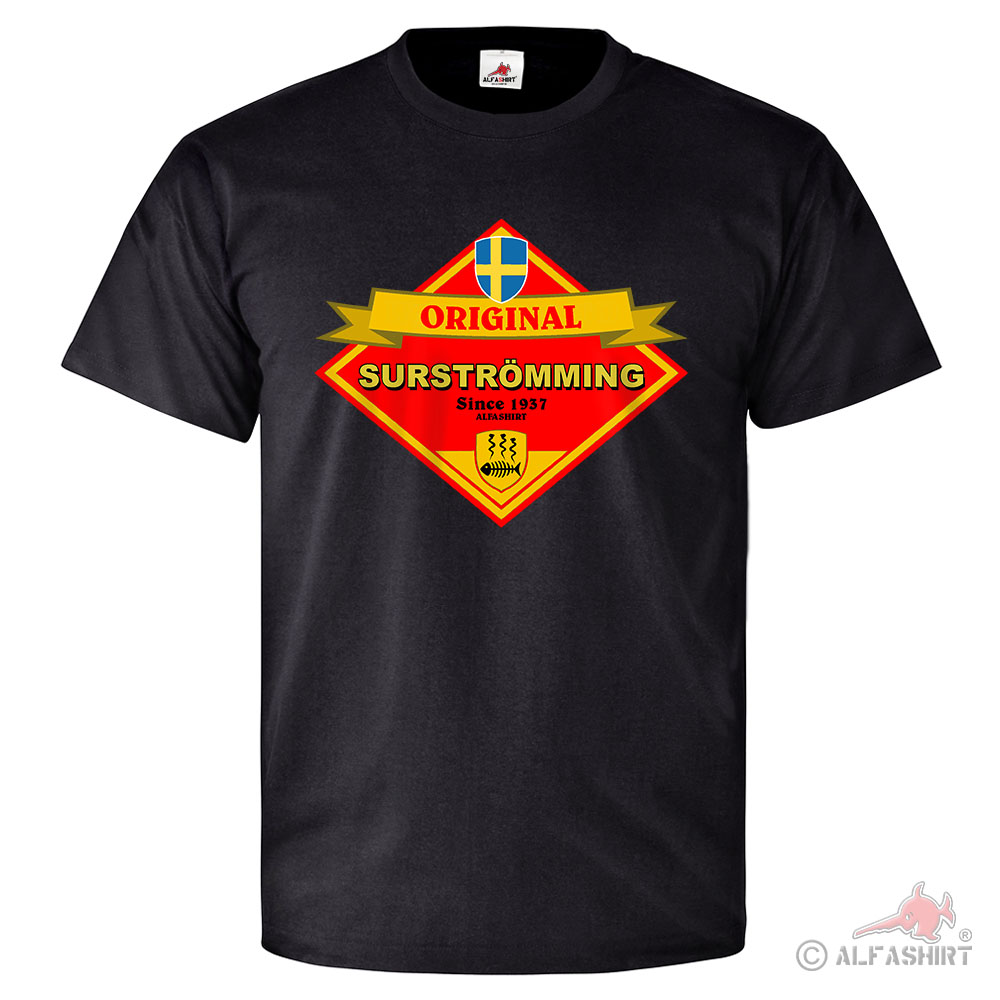 Surströmming Gammel Fish Sweden Saurian Herring Rotten - T Shirt # 25789