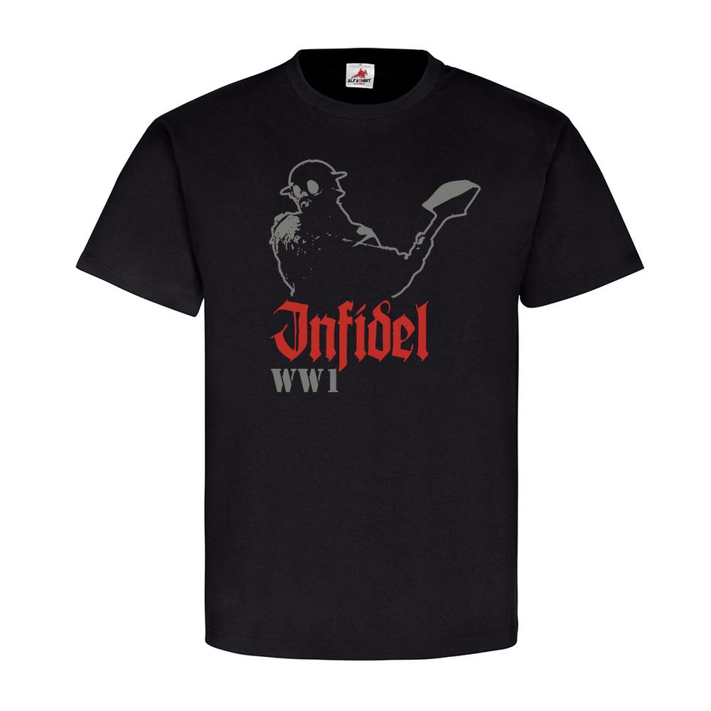 Infidel WW1 Engländer Britischer Soldat Gallipoli Sommer Verdun T-Shirt #19357