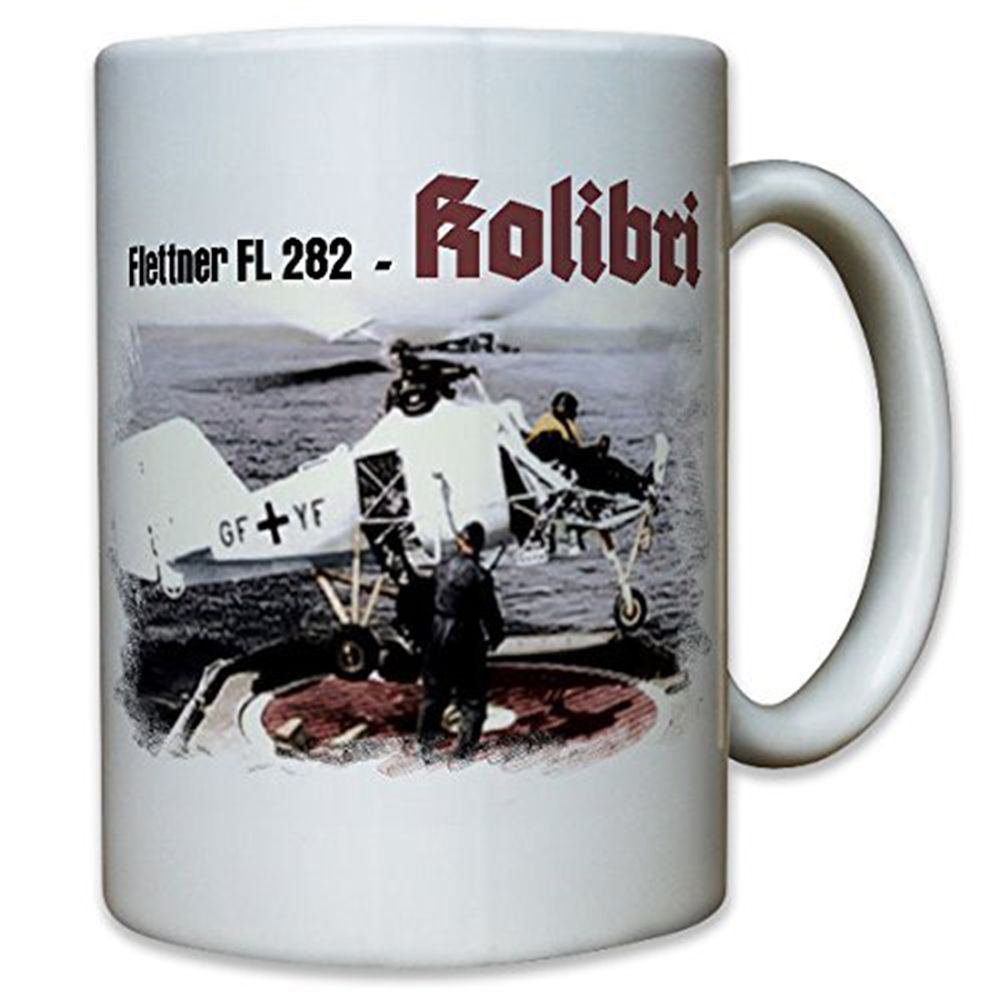 Flettner FL 282 Kolibri deutscher Militärhubschrauber Luftwaffe - Tasse #12725