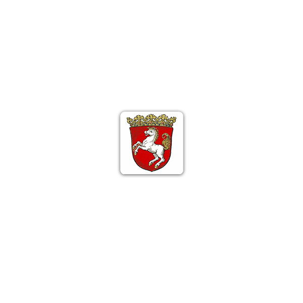 Sticker Westphalia Coat of Arms Prussia 7x7cm A3236