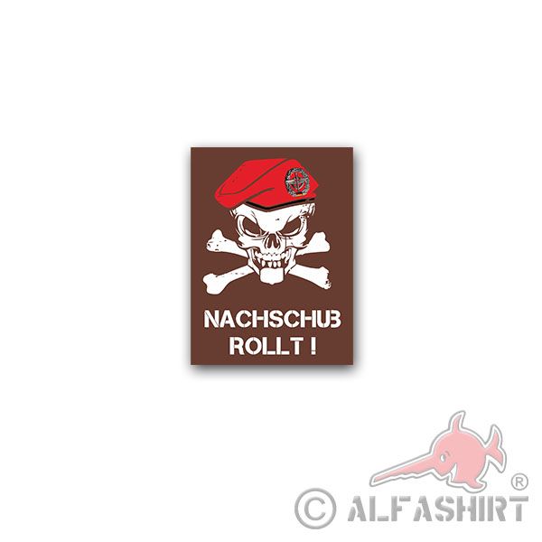 Sticker Supplies BW Beret Skull replenishment rolls 5x7cm A2924