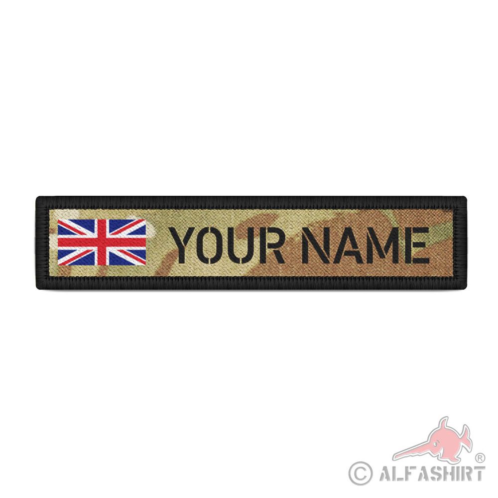 Name patch British Army UK TPM Royal Air Force Navy camouflage pattern # 36621