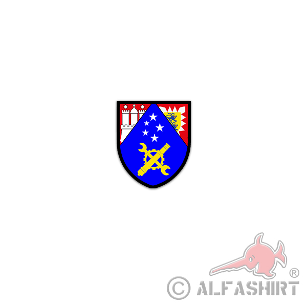 Sticker InstBtl 6 Instandsetzungsbataillon Logistikbigade 6x7cm A3405