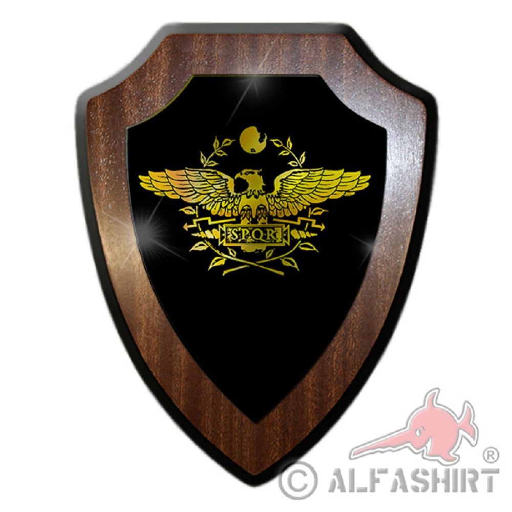 SPQR ROM Senatus Populusque Romanus Römer Legionär Legion Wappenschild #19887