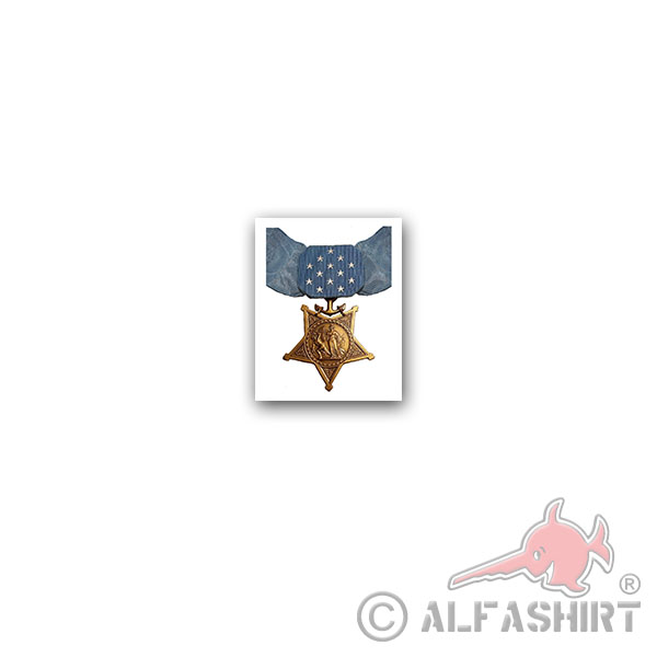 Sticker Medal of honor Navy American Navy Army Honor 6x7cm A3251