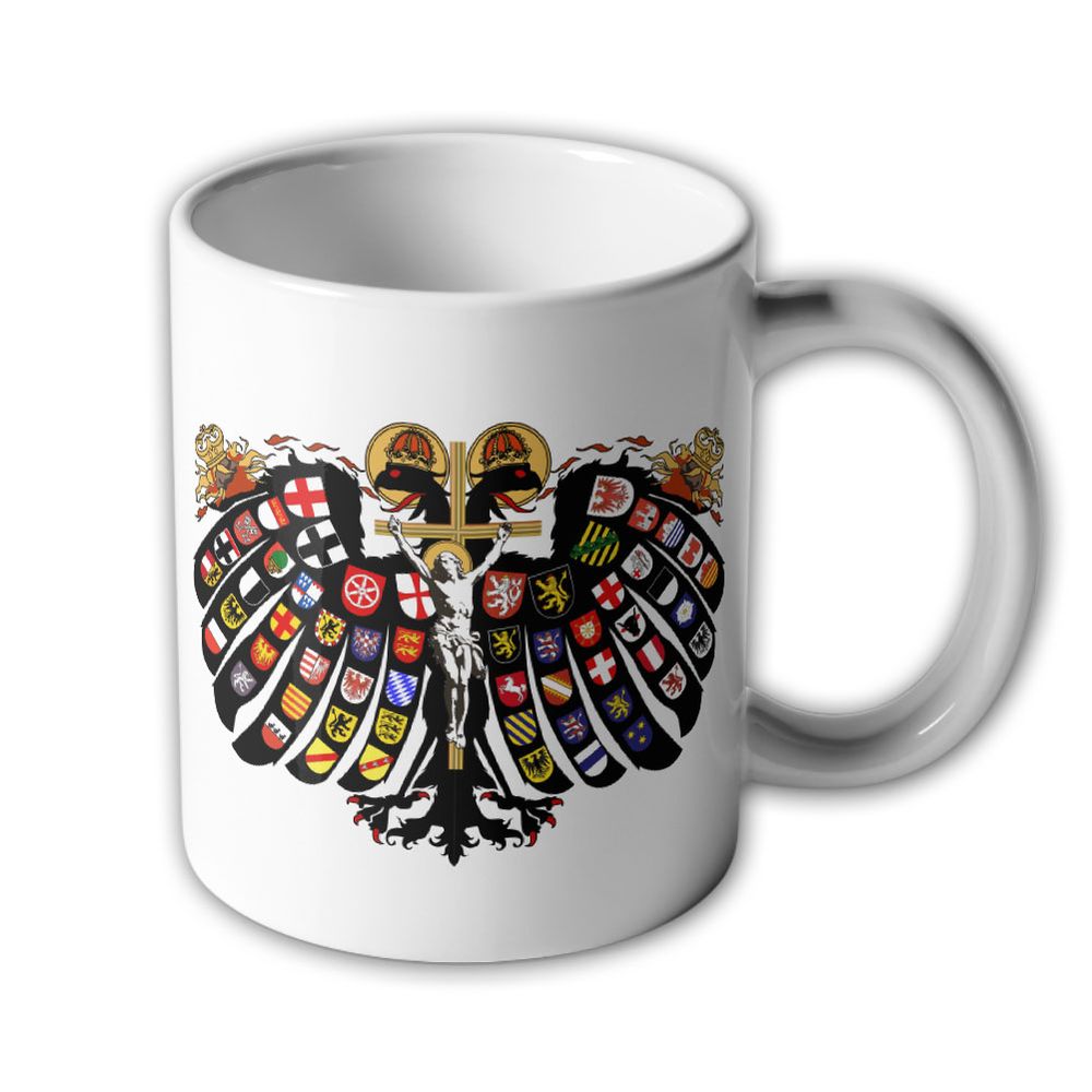Tasse Quaterionenadler David de Negker Wappen Sammlung Wappen Bundesland #9427