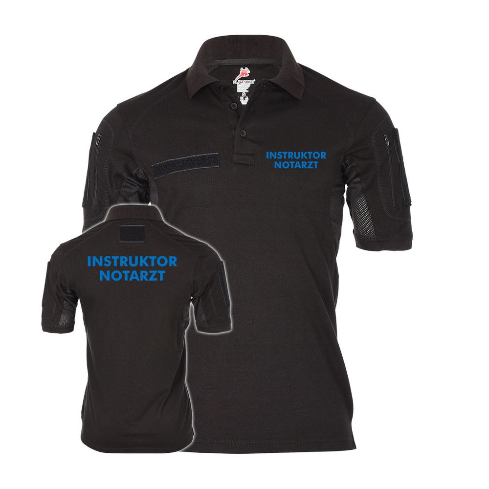 Tactical Poloshirt Instruktor Notarzt Ausbilder Lehrer Ausbildung Arzt .#47311