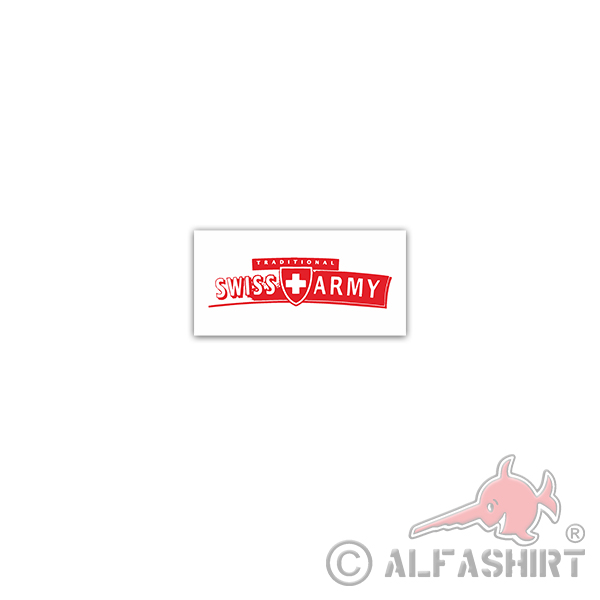 Aufkleber/Sticker Traditional Swiss Army Schweiz Militär Miliz 7x3cm A3139
