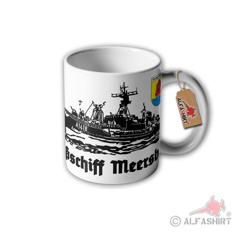 Tasse Troßschiff A1418 Bundesmarine Marine Schiff Lüneburg Klasse 701 #32469