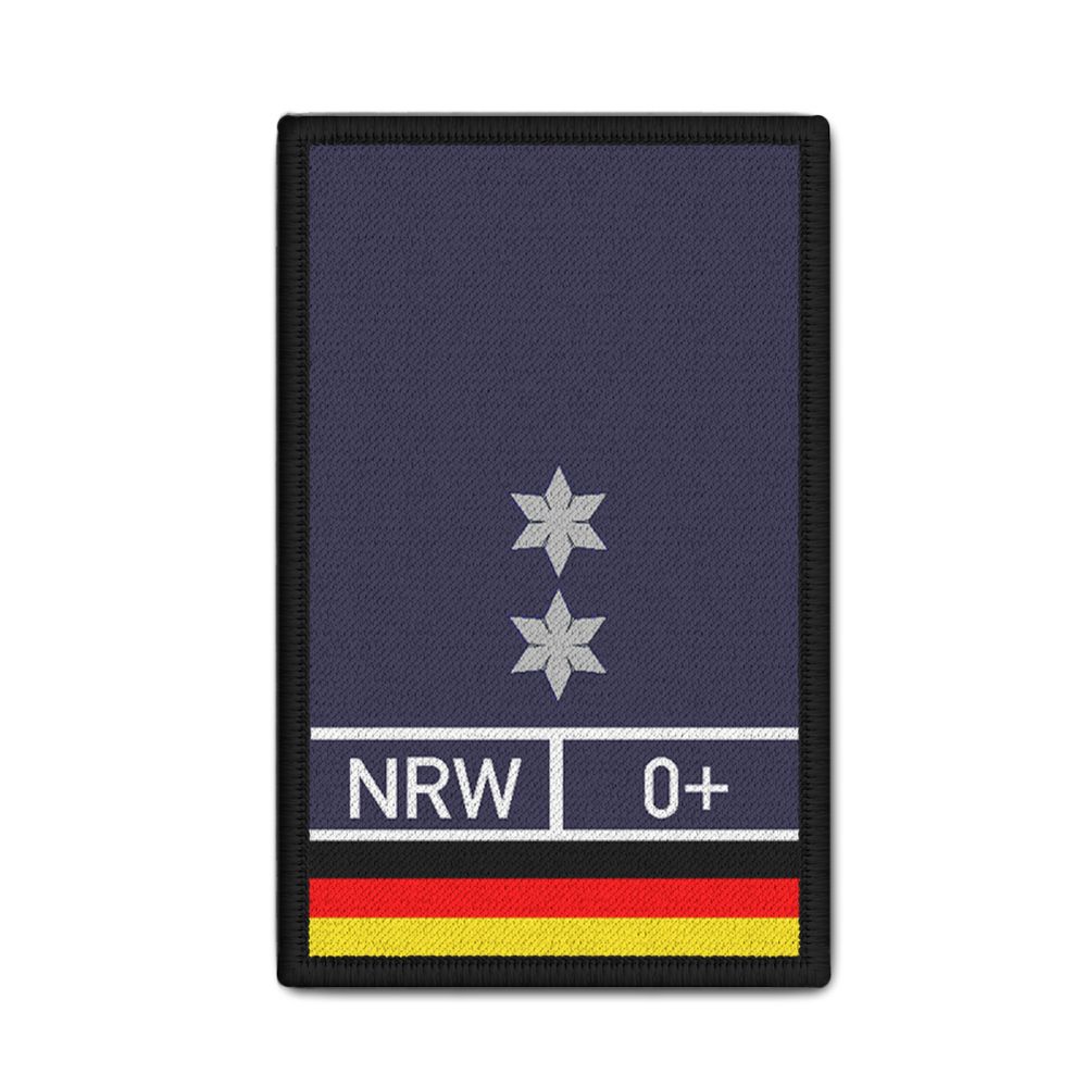 POK Service Patch Police Superintendent POKin Star Blood Rank 7.5x4.5cm # 32528