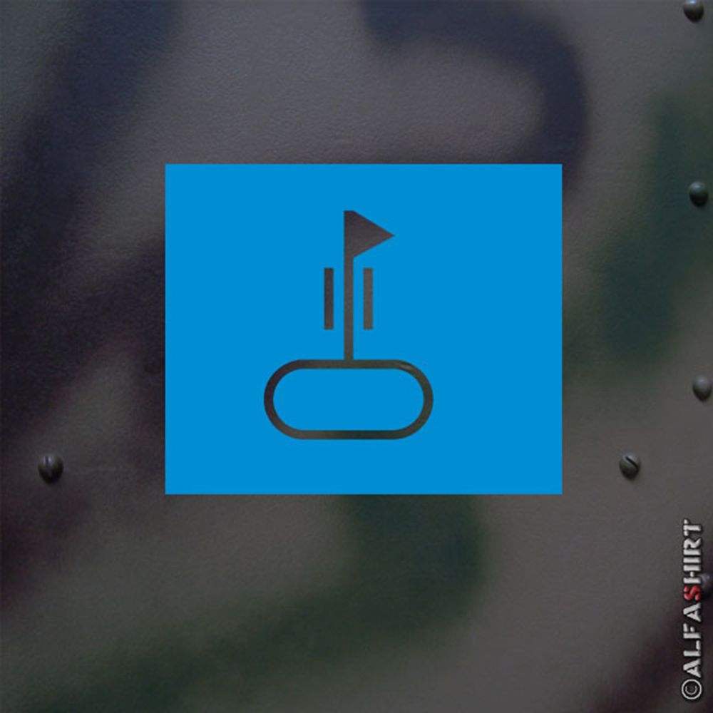 Lackierschablonen Aufkleber Aufklärungseinheit Panzerhaubitzen Stab 5x3,7cm A392