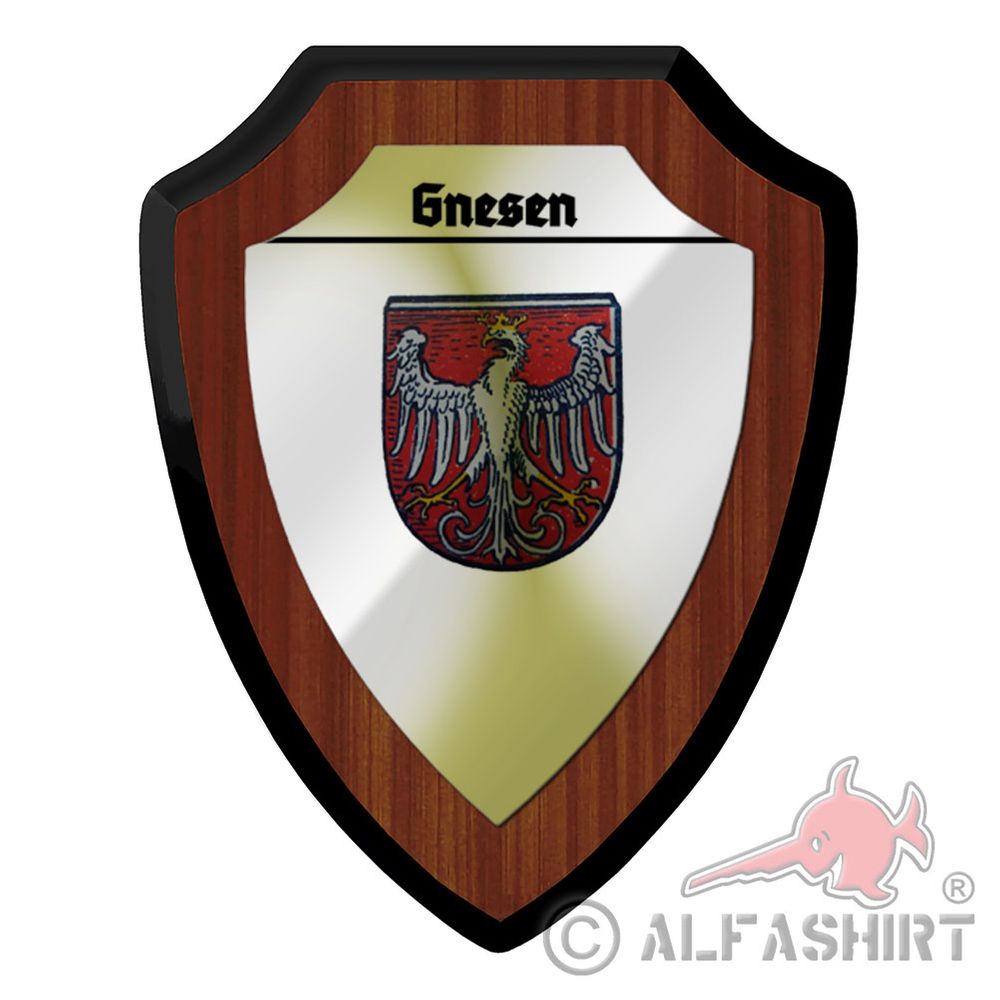 Wappenschild Gnesen Gniezno Polen Großpolen Erzbistum #42685