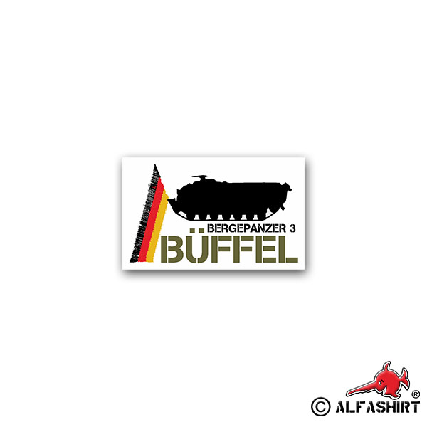 Sticker Bergepanzer 3 Büffel Bergetrupp Combat Support 6x7cm A2369
