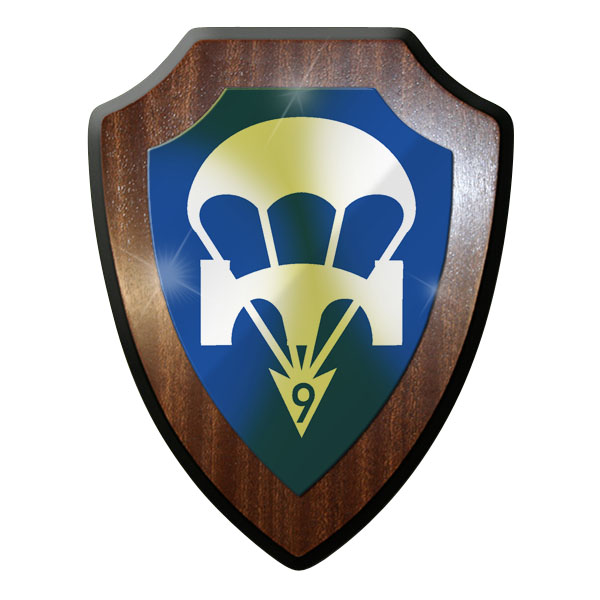 Wappenschild - Luftlandepionierkompanie 9 LLPiKp Bundeswehr BW Abzeichen #9044